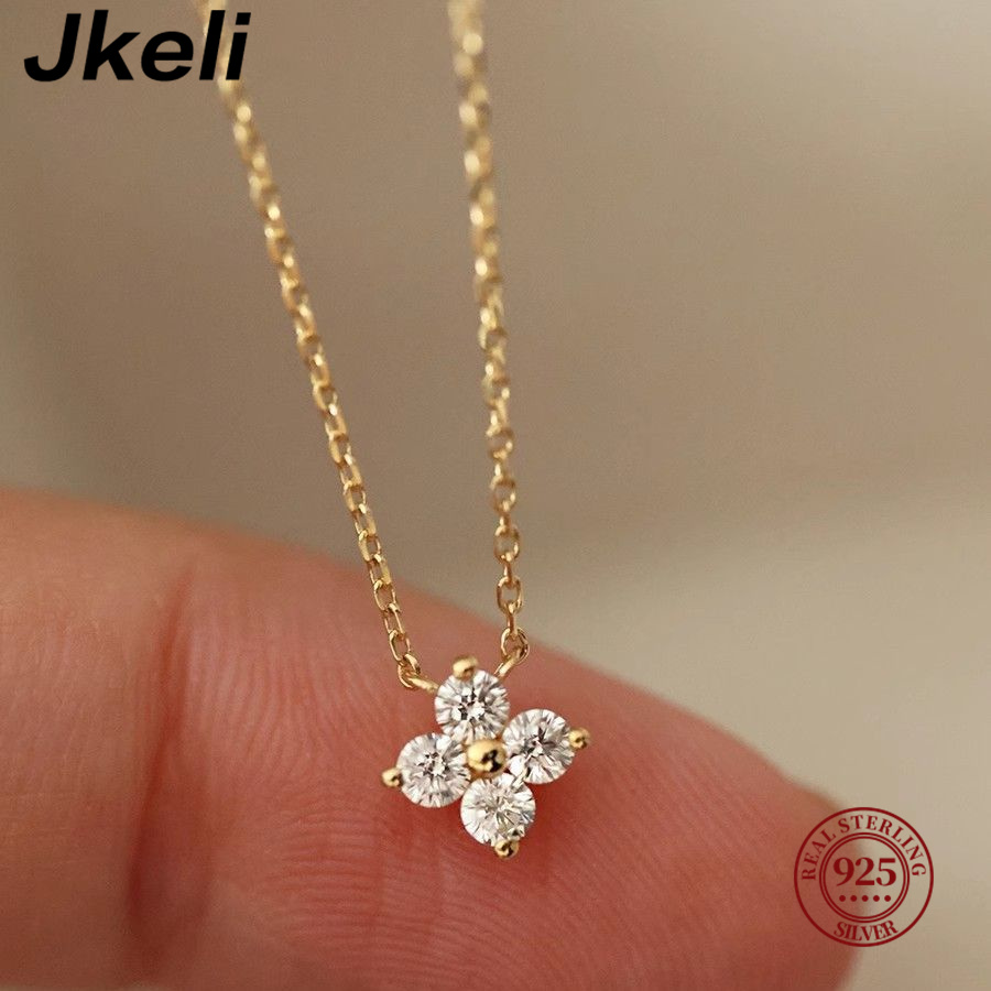 Jkeli, колье из стерлингового  – обзор и цена Pearl Trim Chain