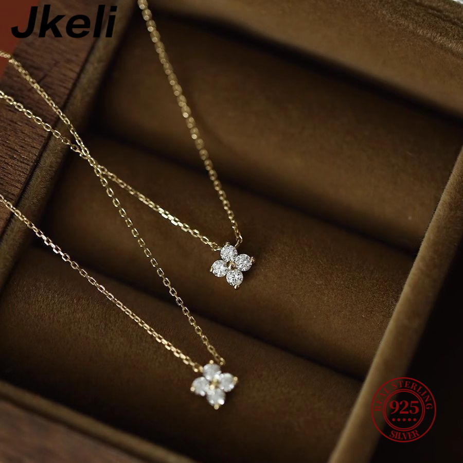 Jkeli, колье из стерлингового  – обзор и цена Pearl Trim Chain